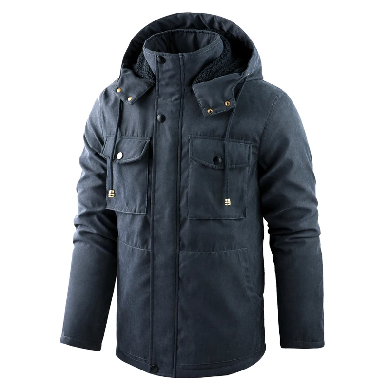 Quality Winter Clothing Brand - Jaket Fleece Pria Berkualitas Tinggi Ukuran