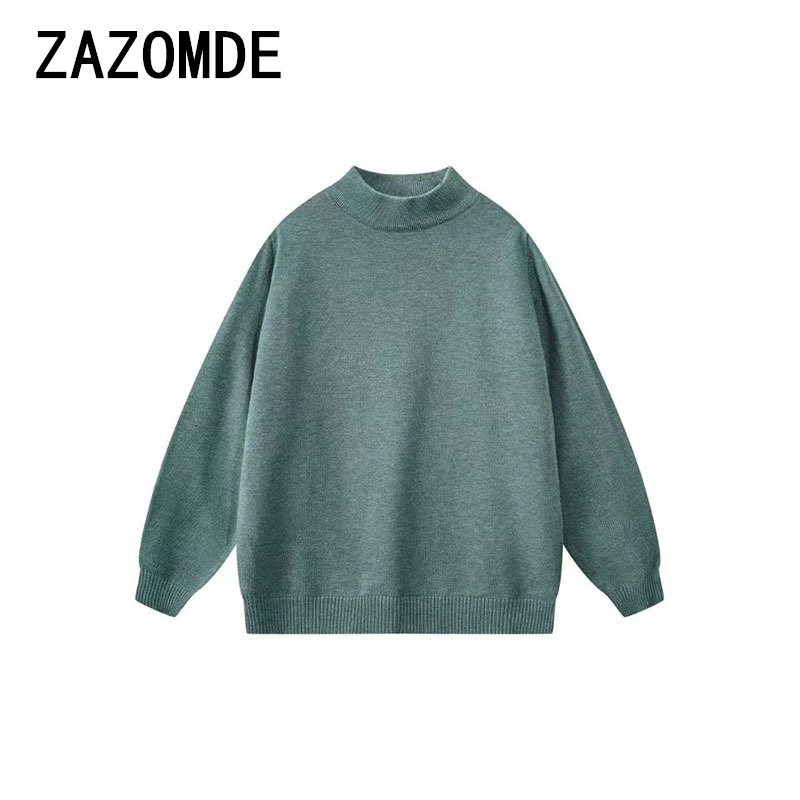Quality Winter Clothing Brand - ZAZOMDE Pullover sweter lembut pria, pakaian