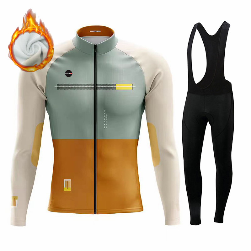 Winter Clothing Men Sale - Gobikful Set Jersey bersepeda musim dingin,