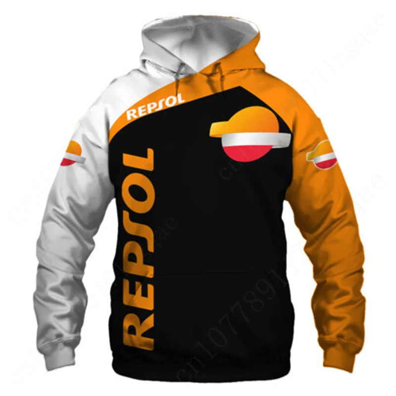 Winter Clothing Essentials For Women - Pakaian Uniseks Repsol Hoodie Ritsleting Anime