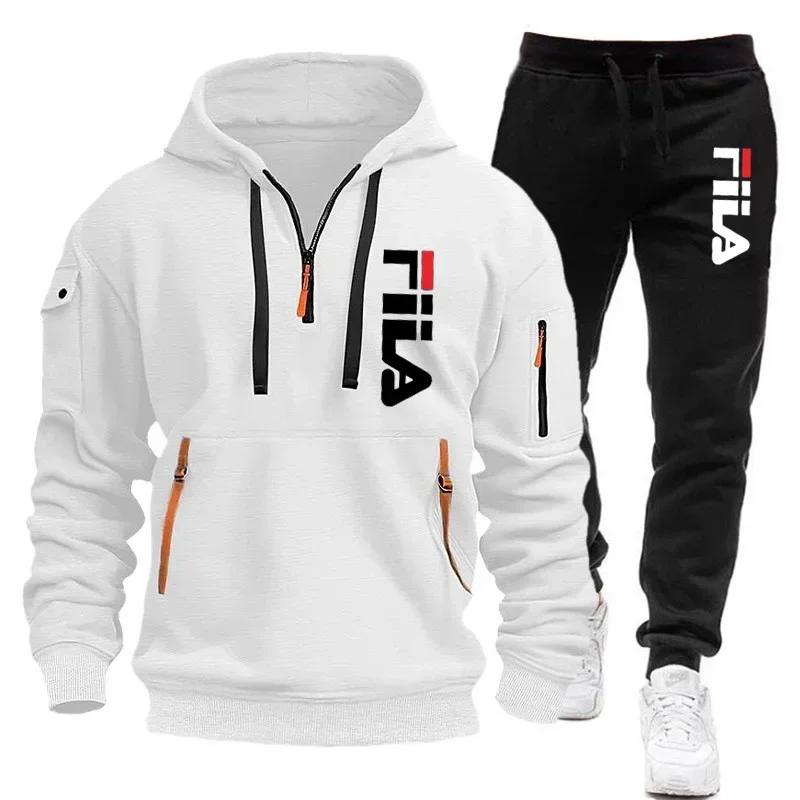 Winter Clothing Men - Setelan olahraga pria dua potong musim