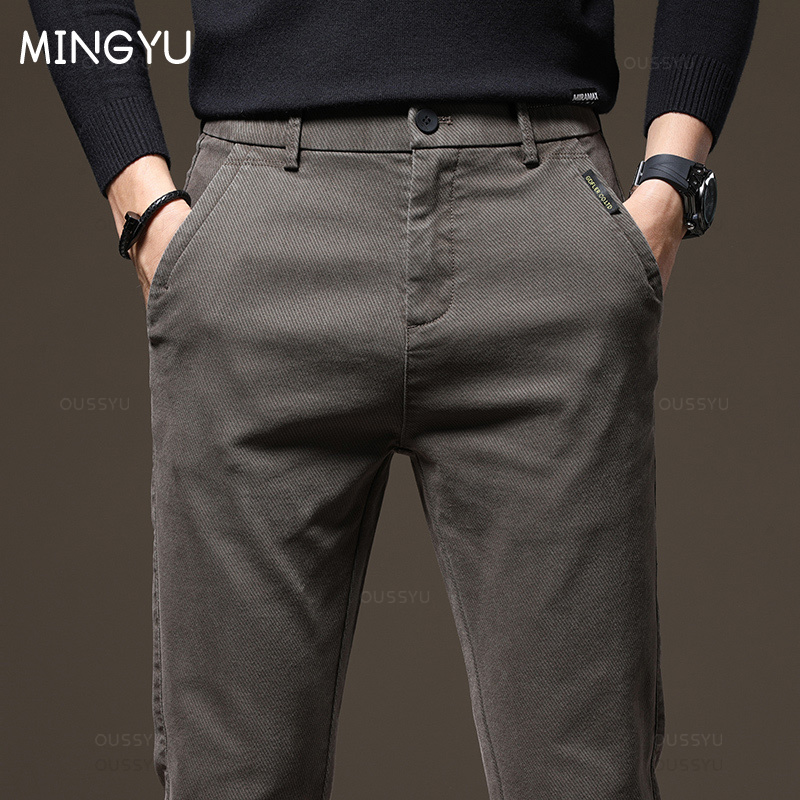 Quality Winter Clothing Brand - Celana panjang kargo tebal pria, celana