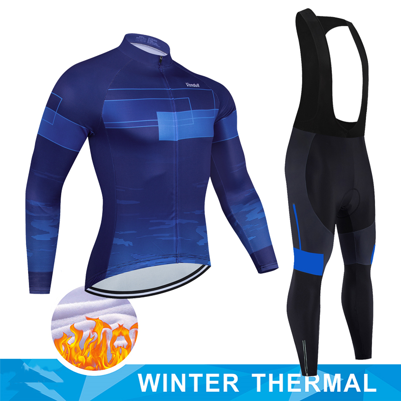 Winter Clothing Men Sale - Jersey Bib Bersepeda 2024 Pakaian Bulu