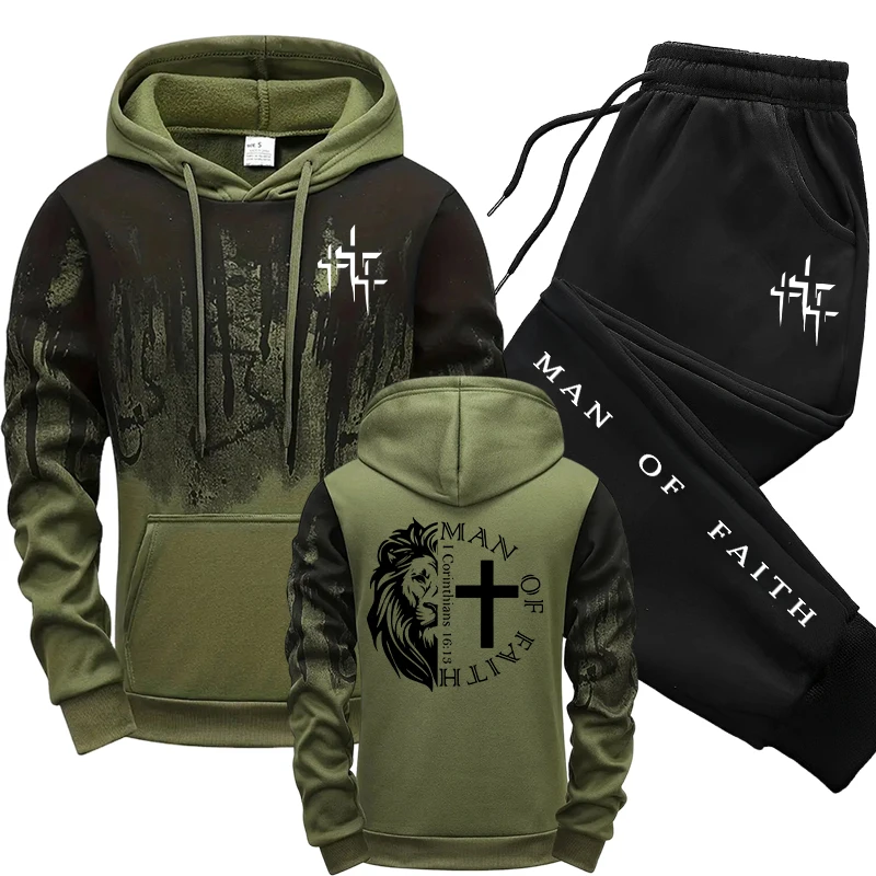 Winter Clothing Men - Setelan Pria Motif Man of Faith,