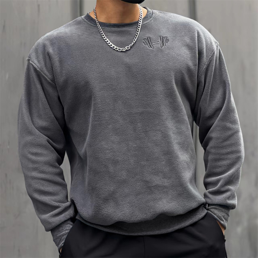 Quality Winter Clothing Brand - Pria Musim Dingin Gym Katun Hoodie