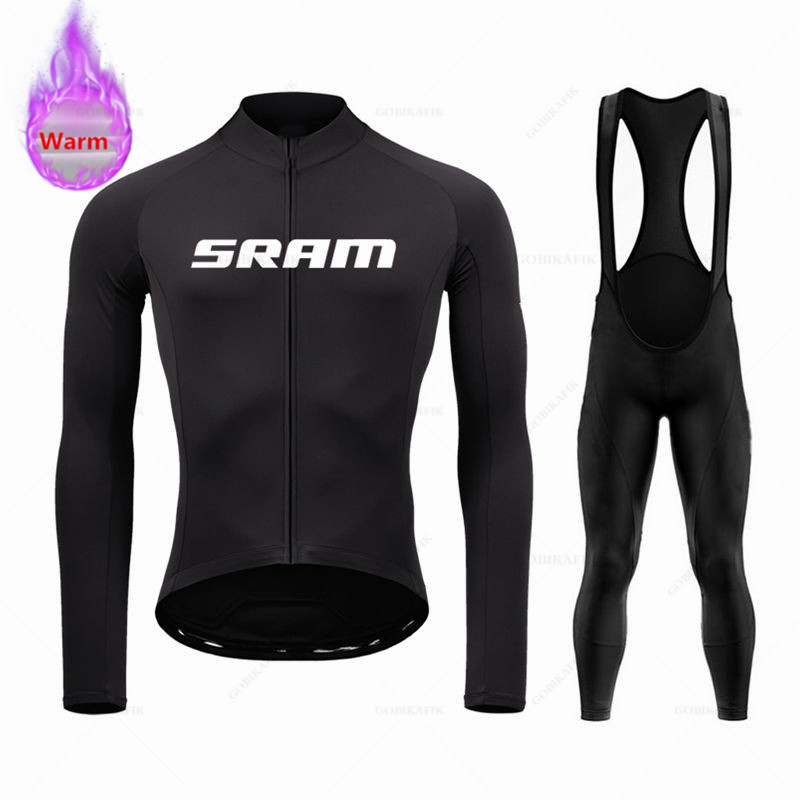 Winter Clothing Men Sale - Sram Set Jersey sepeda MTB, pakaian