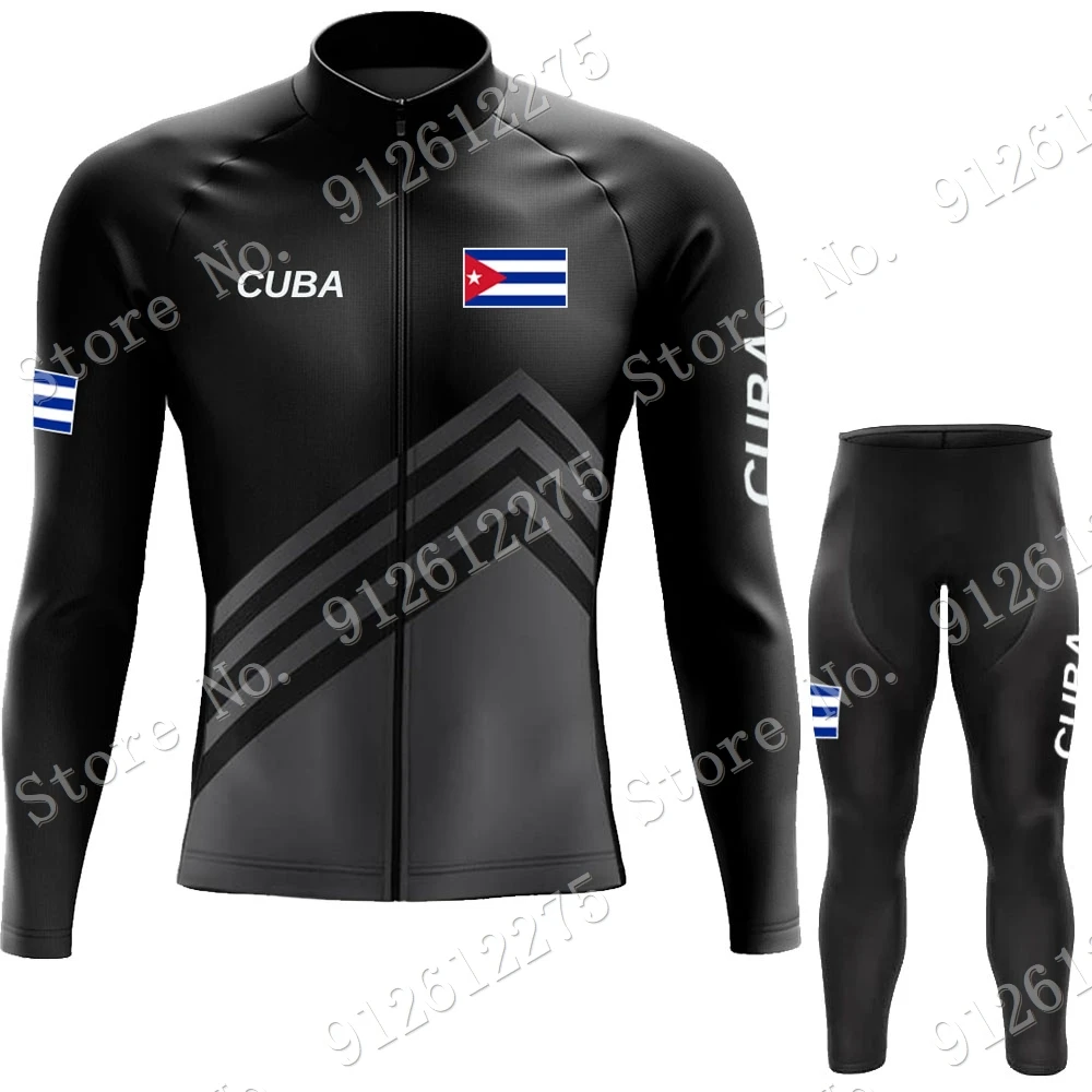 Setelan Jersey bersepeda Kuba  - Winter Clothing Men Sale ulasan dan harga