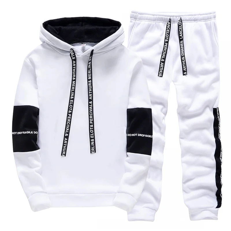 Setelan Olahraga Pria Hitam Pu - Winter Clothing Men ulasan dan harga