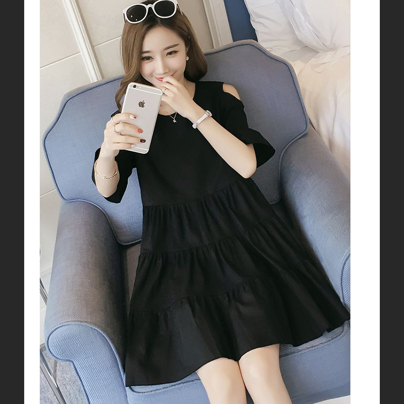 Gaun Mini Wanita Model O-Neck  - Winter Clothing H&M ulasan dan harga
