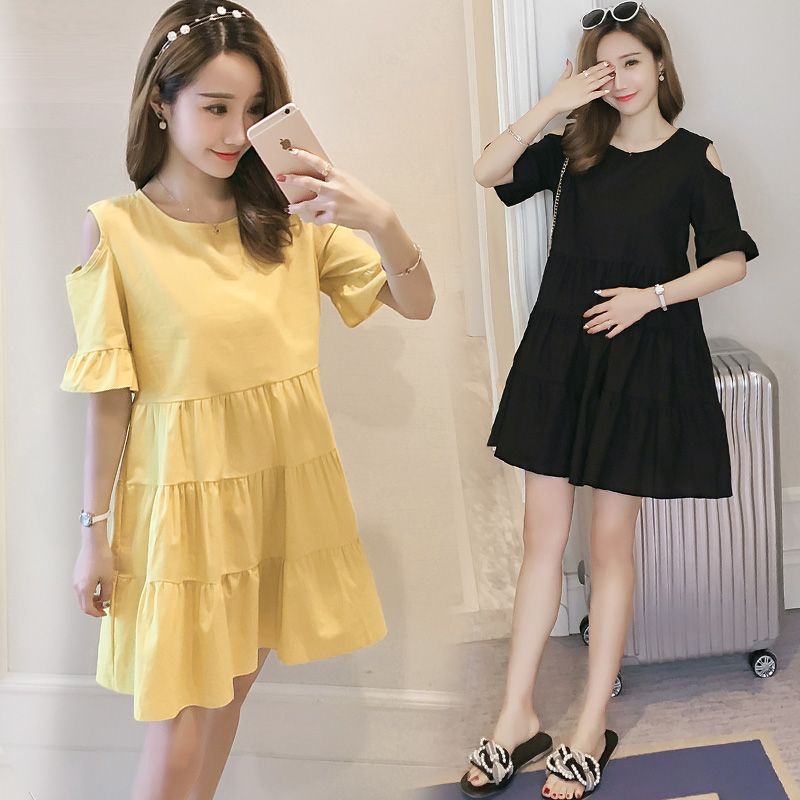 Gaun Mini Wanita Model O-Neck  - Winter Clothing H&M ulasan dan harga