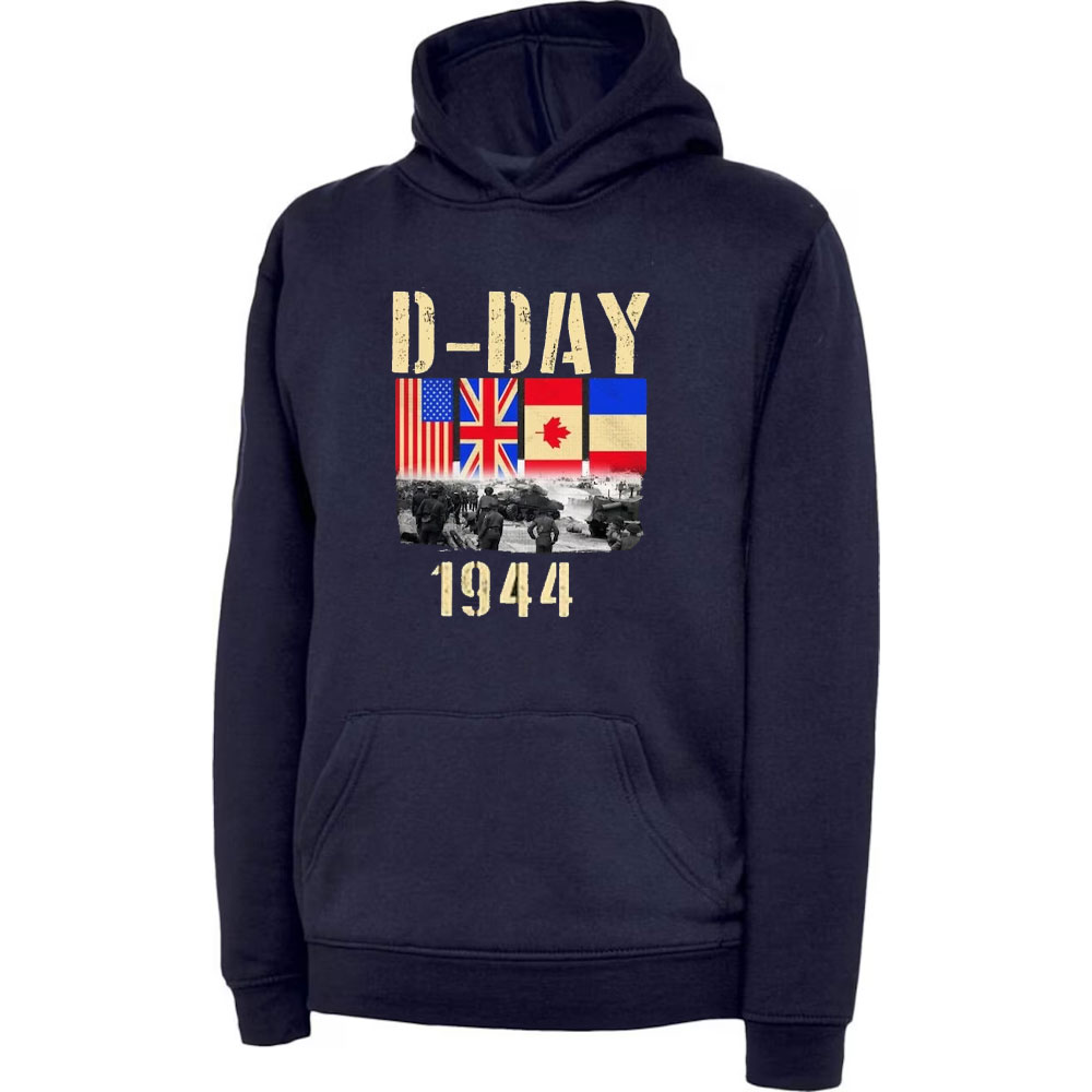 D-Day Hoodie Normandy Landings - Winter Clothing Uk ulasan dan harga