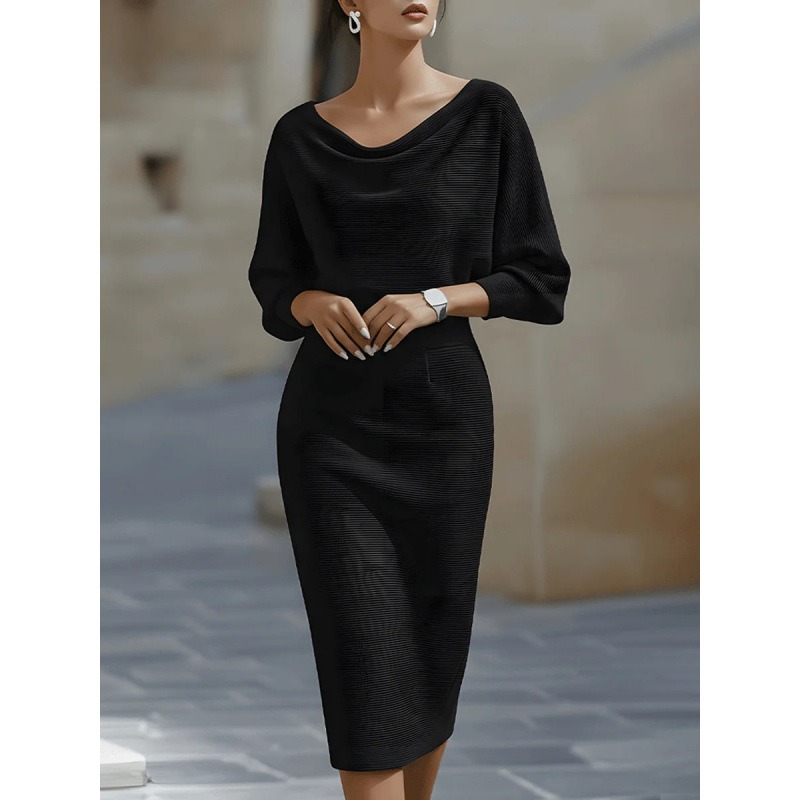 Gaun Wanita Lengan Panjang Mod - Winter Clothing H&M ulasan dan harga