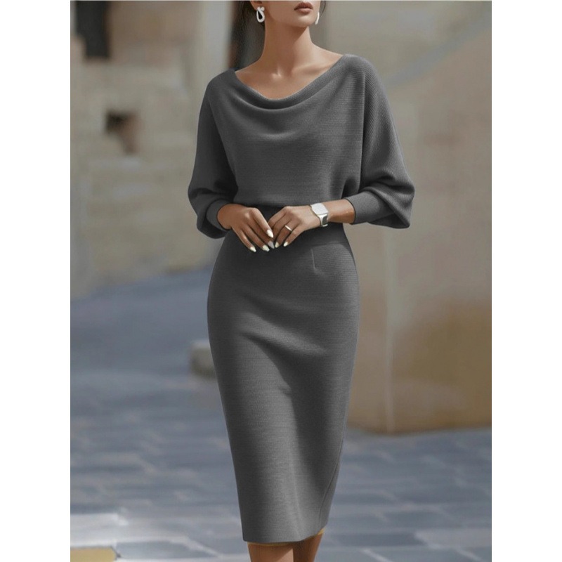 Gaun Wanita Lengan Panjang Mod - Winter Clothing H&M ulasan dan harga
