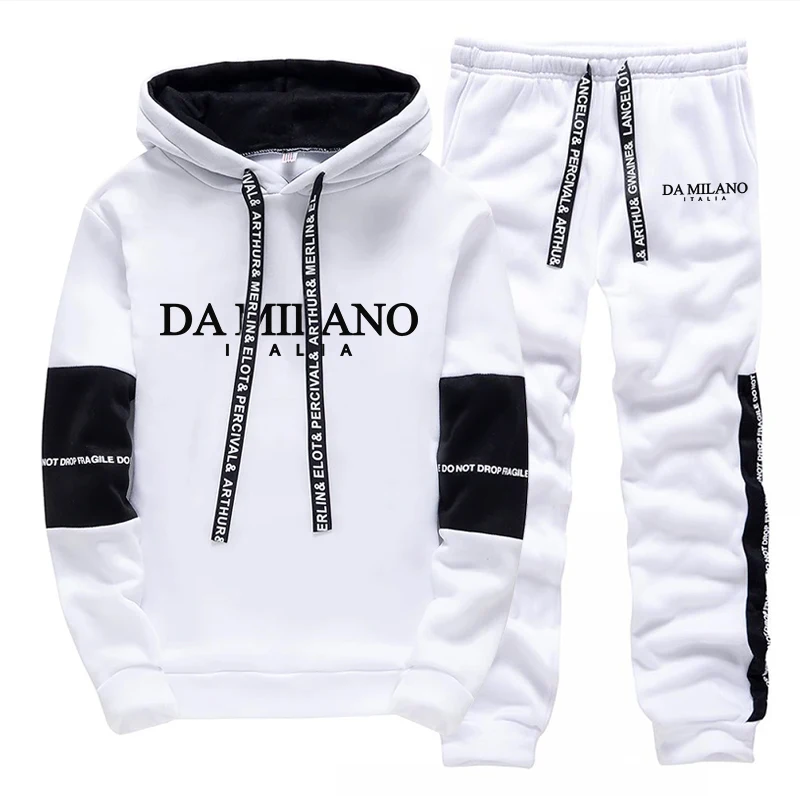 Setelan Olahraga Pria Hitam Pu - Winter Clothing Men ulasan dan harga