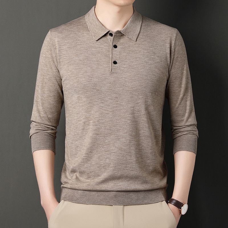 Kaos Polo Pria Lengan Panjang  - Quality Winter Clothing Brand ulasan dan harga