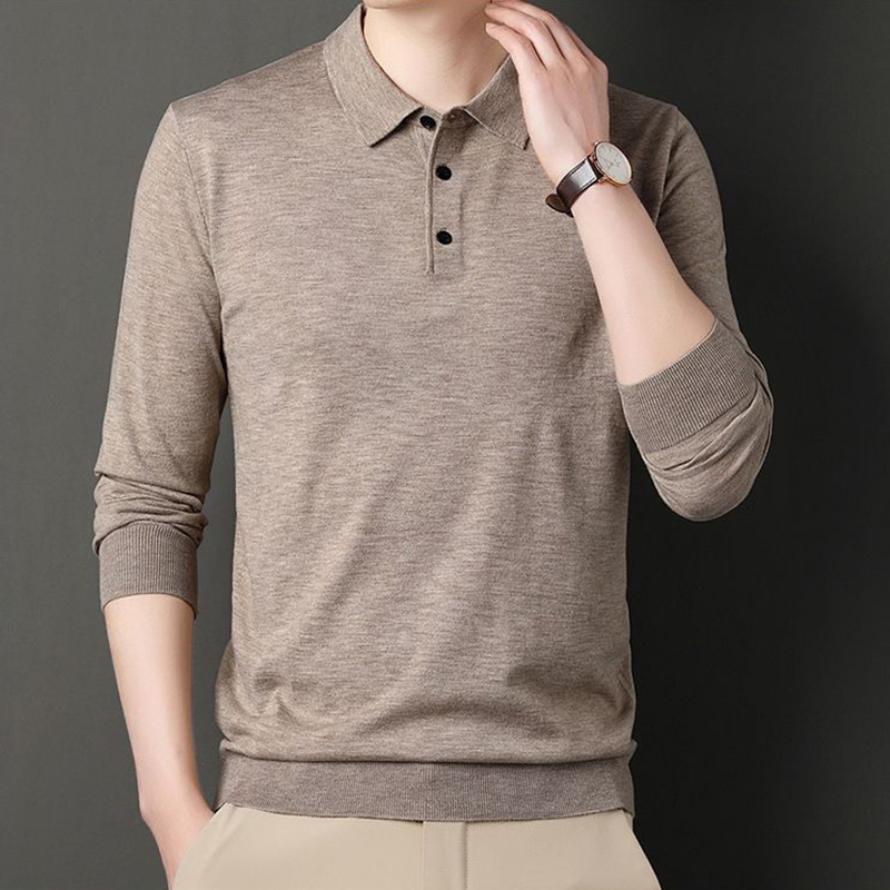 Kaos Polo Pria Lengan Panjang  - Quality Winter Clothing Brand ulasan dan harga