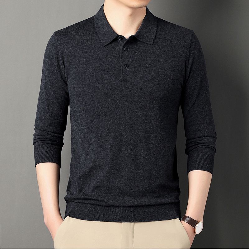 Kaos Polo Pria Lengan Panjang  - Quality Winter Clothing Brand ulasan dan harga