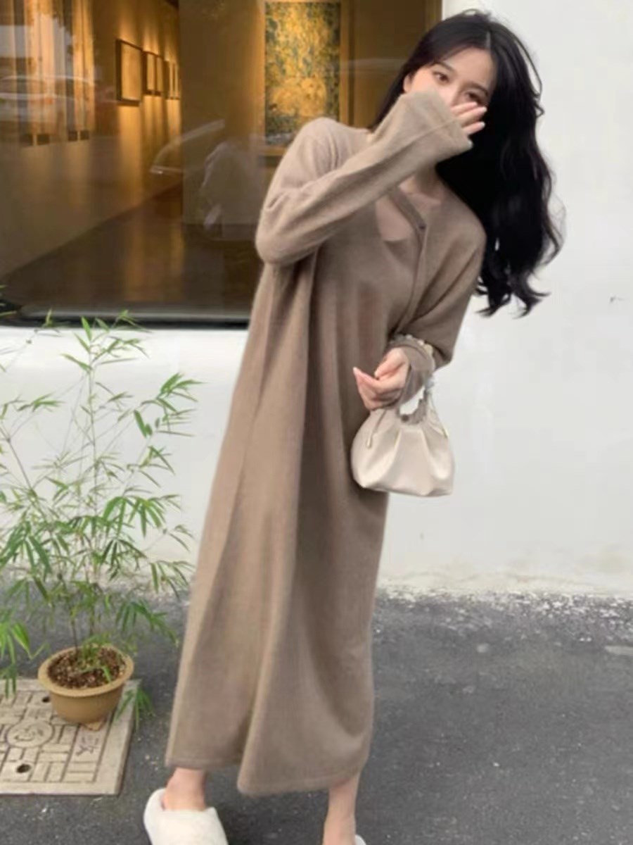 Gaun sweater wanita 2025 baru  - Winter Clothing H&M ulasan dan harga