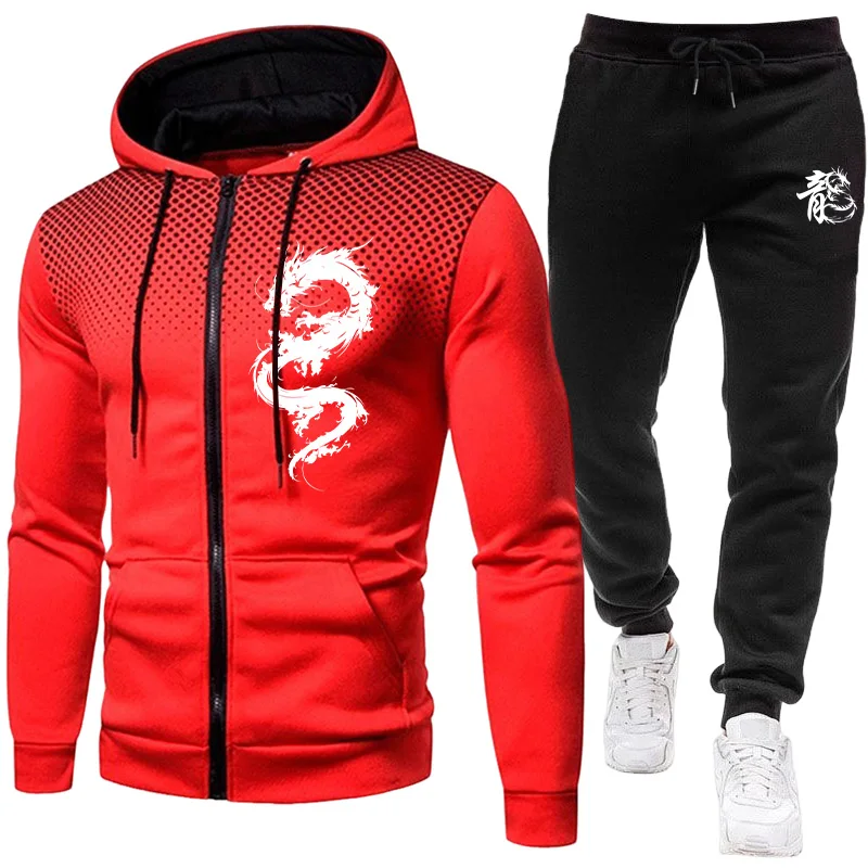 Setelan Pria Motif Naga Paris, - Winter Clothing Men ulasan dan harga