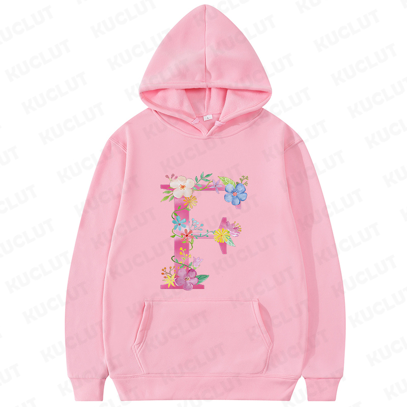 Hoodie wanita bercetak huruf b - Winter Clothing Essentials For Women ulasan dan harga
