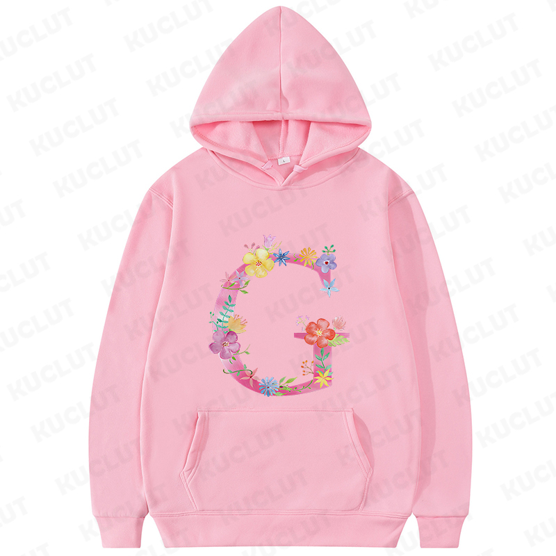 Hoodie wanita bercetak huruf b - Winter Clothing Essentials For Women ulasan dan harga
