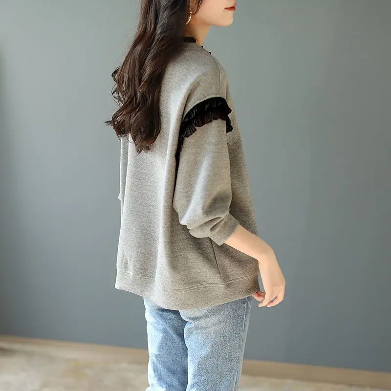 Atasan Wanita Longgar Warna Ab - Winter Clothing Essentials For Women ulasan dan harga