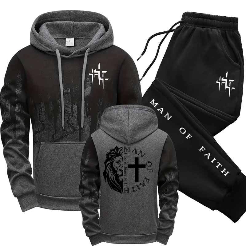 Setelan Pria Motif Man of Fait - Winter Clothing Men ulasan dan harga