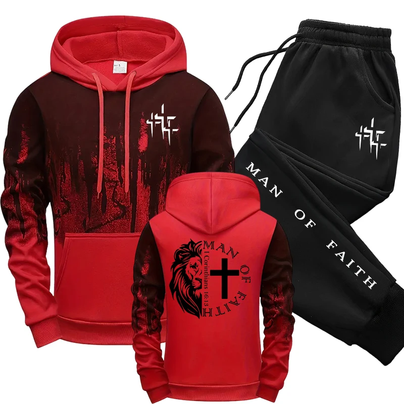Setelan Pria Motif Man of Fait - Winter Clothing Men ulasan dan harga