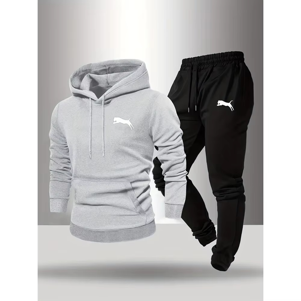 Setelan Hoodie & Celana Pria T - Winter Clothing Men ulasan dan harga